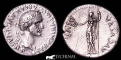 Roman Empire Roman Empire - Galba (AD July 68-January 69) Silver denarius (3,33 g. 17 mm.) Tarraco mint (Hispania), actual Tarragona, 68 A.D. SER. GALBA IMP. CAESAR AVG. P. M. TR. P. R - Laureate head