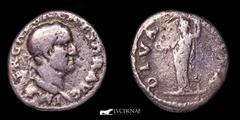 Roman Empire Roman Empire - Galba (AD July 68-January 69) Silver denarius (3,08 g. 19 mm.) Rome. IMP SER GALBA CAESAR AVG Laureate head of Galba right. DIVA AVGVSTA, Livia standing left, patera in rig