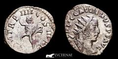 Roman Empire Roman Empire - Gallienus in the sole reign (253-260 A.D.) Silver antoninianus (2,42 g. 21 mm.). Minted in Rome, 256 A.D. IMP C P LIC GALLIENVS P F AVG, radiate and cuirassed bust of Galli