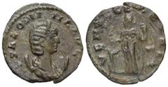 RÖMER, KAISERZEIT Salonina (254-268), Antoninian 257-258, Colonia Claudia Ara Agrippinensium. Av.: SALONINA AVG, drapierte Büste mit Stephane auf Mondsichel nach rechts. Rv.: VENVS VICTRIX, Venus nach