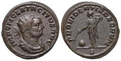 RÖMER, KAISERZEIT Tacitus (275-276), Antoninian 275, Siscia. Av.: IMP C M CL TACITVS AVG, drapierte und gepanzerte Büste mit Strahlenkrone nach rechts. Rv.: PROVIDENTIA DEORVM // S, Providentia mit St