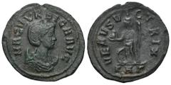 RÖMER, KAISERZEIT Magnia Urbica (283-285), Antoninian 283-285, Rom. Av.: MAGN VRBICA AVG, drapierte und diademierte Büste auf Mondsichel. Rv.: VENVS VICTRIX / KAГ, Venus mit Helm und Zepter nach links