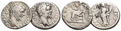 RÖMER, KAISERZEIT, LOTS Lot mit Denaren. Verschiedene Denare des Septimius Severus. (2) Schön