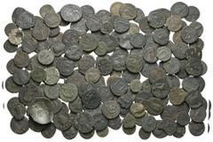 RÖMER, KAISERZEIT, LOTS Lot mit Folles. Diverse Folles aus dem 4. Jh. (159) Minimale Korrosionen, schön-sehr schön