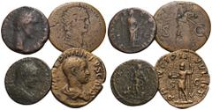 RÖMER, KAISERZEIT, LOTS Lot mit Bronzen. (5) Reiningungsspuren, schön