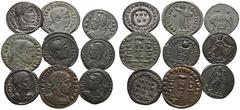 RÖMER, KAISERZEIT. Constantinus I. 306-337, Lot mit Folles. (9) Sehr schön-vorzüglich
