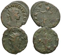 RÖMER, KAISERZEIT, LOTS. Lot mit Antoniniane. Siehe Foto. (2) Sehr schön