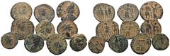 RÖMER, KAISERZEIT, LOTS. Lot mit Folles. Diverse Bronzemünzen. Siehe Foto. (10) Sehr schön