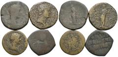 RÖMER, KAISERZEIT, LOTS Lot mit Bronzemünzen. Siehe Foto. (4) Sehr schön