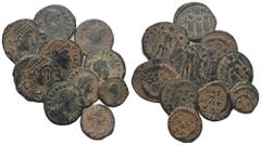 RÖMER, KAISERZEIT, LOTS. Lot mit Folles. Siehe Foto. (10) Sandpatina. Sehr schön