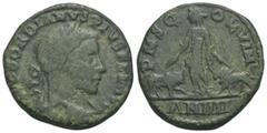 RÖMER, PROVINZIALPRÄGUNGEN, MOESIA SUPERIOR. Viminacium, Gordianus III. 238-244, Æ Jahr 4 (= 242). Av.: IMP GORDIANVS PIVS FEL AVG, drapierte, gepanzerte und belorbeerte Büste nach rechts. Rv.: P M S 