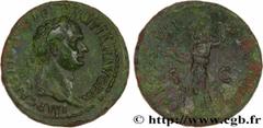 Roman coins DOMITIANUS Type : As  Date : 81  Mint name / Town : Rome  Metal : copper  Diameter : 27  mm Orientation dies : 6  h. Weight : 12,28  g. Rarity : R1  Obverse legend : IMP CAES DIVI VESP F D