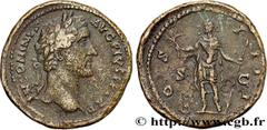 Roman coins ANTONINUS PIUS Type : Sesterce  Date : 146  Mint name / Town : Rome  Metal : bronze  Diameter : 32  mm Orientation dies : 12  h. Weight : 26,24  g. Rarity : R1  Obverse legend : ANTONINVS 