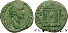 Roman coins ANTONINUS PIUS Type : Sesterce  Date : 159  Mint name / Town : Rome  Metal : copper  Diameter : 32  mm Orientation dies : 12  h. Weight : 26,88  g. Rarity : R2  Obverse legend : ANTONINVS 