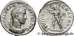 Roman coins SEVERUS ALEXANDER Type : Denier  Date : 231  Mint name / Town : Rome  Metal : silver  Millesimal fineness : 500  ‰ Diameter : 18,5  mm Orientation dies : 12  h. Weight : 2,84  g. Officine 