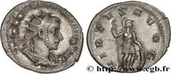 Roman coins VOLUSIAN Type : Antoninien  Date : fin 252  Mint name / Town : Rome  Metal : billon  Millesimal fineness : 350  ‰ Diameter : 20  mm Orientation dies : 6  h. Weight : 3,20  g. Rarity : R1  
