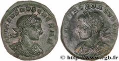 Roman coins CRISPUS Type : Follis ou nummus  Date : 317-318  Mint name / Town : Atelier incertain  Metal : copper  Diameter : 20  mm Orientation dies : 12  h. Weight : 3,17  g. Rarity : R1  Officine :