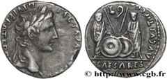 Roman coins AUGUSTUS, CAIUS and LUCIUS Type : Denier  Date : 2 AC. - AD. 12  Mint name / Town : Lyon  Metal : silver  Millesimal fineness : 900  ‰ Diameter : 17  mm Orientation dies : 10  h. Weight : 