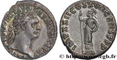 Roman coins DOMITIANUS Type : Denier  Date : 95-96  Mint name / Town : Rome  Metal : silver  Millesimal fineness : 900  ‰ Diameter : 18,5  mm Orientation dies : 6  h. Weight : 3,44  g. Rarity : R1  Ob