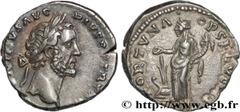 Roman coins ANTONINUS PIUS Type : Denier  Date : 159-160  Mint name / Town : Rome  Metal : silver  Millesimal fineness : 750  ‰ Diameter : 16  mm Orientation dies : 12  h. Weight : 3,93  g. Rarity : R