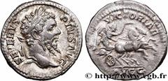 Roman coins SEPTIMIUS SEVERUS Type : Denier  Date : 207  Mint name / Town : Rome  Metal : silver  Millesimal fineness : 550  ‰ Diameter : 18,5  mm Orientation dies : 6  h. Weight : 3,44  g. Rarity : R