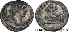 Roman coins CARACALLA Type : Denier  Date : 207  Mint name / Town : Rome  Metal : silver  Millesimal fineness : 550  ‰ Diameter : 18  mm Orientation dies : 12  h. Weight : 3,45  g. Rarity : R1  Offici