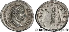 Roman coins CARACALLA Type : Denier  Date : 211  Mint name / Town : Rome  Metal : silver  Millesimal fineness : 500  ‰ Diameter : 19  mm Orientation dies : 6  h. Weight : 3,44  g. Rarity : R2  Officin