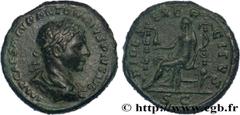 Roman coins ELAGABALUS Type : As  Date : août - décembre  Date : 218  Mint name / Town : Rome  Metal : copper  Diameter : 24,00  mm Orientation dies : 12  h. Weight : 10,59  g. Rarity : R1  Obverse le