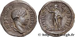 Roman coins SEVERUS ALEXANDER Type : Denier  Date : fin  Date : 231  Mint name / Town : Rome  Metal : silver  Millesimal fineness : 500  ‰ Diameter : 19,5  mm Orientation dies : 6  h. Weight : 3,12  g