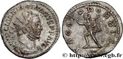 Roman coins FLORIANUS Type : Aurelianus  Date : juillet  Date : 276  Mint name / Town : Lyon  Metal : billon  Millesimal fineness : 50  ‰ Diameter : 22  mm Orientation dies : 7  h. Weight : 4,25  g. R