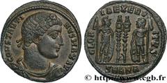Roman coins CONSTANTINE I THE GREAT Type : Centenionalis ou nummus  Date : 330-333  Mint name / Town : Antioche  Metal : copper  Diameter : 18  mm Orientation dies : 5  h. Weight : 2,12  g. Officine :