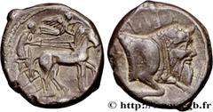 Greek Coins SICILY - GELA Type : Tétradrachme  Date : c. 440-430 AC.  Mint name / Town : Géla, Sicile  Metal : silver  Diameter : 26  mm Orientation dies : 9  h. Weight : 16,79  g. Rarity : R2  Obvers