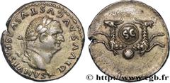 Roman coins DIVUS VESPASIAN Type : Denier  Date : 80  Mint name / Town : Rome  Metal : silver  Millesimal fineness : 900  ‰ Diameter : 18  mm Orientation dies : 6  h. Weight : 3,61  g. Rarity : R1  Ob