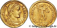 Roman coins VALENS Type : Solidus  Date : 366  Mint name / Town : Antioche  Metal : gold  Diameter : 21,  mm Orientation dies : 11  h. Weight : 4,37  g. Rarity : R3  Officine : 8e  Obverse legend : D 