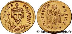 Byzantine coins PHOCAS Type : Solidus de 22 siliques  Date : 603-607  Mint name / Town : Constantinople  Metal : gold  Millesimal fineness : 1000  ‰ Diameter : 20  mm Orientation dies : 7  h. Weight :