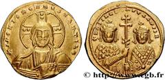 Byzantine coins BASIL II and CONSTANTINE VIII Type : Tetarteron  Date : 977-989  Mint name / Town : Constantinople  Metal : gold  Millesimal fineness : 1.000  ‰ Diameter : 19  mm Orientation dies : 7 