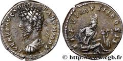 Roman coins LUCIUS VERUS Type : Denier  Date : 165  Mint name / Town : Rome  Metal : silver  Millesimal fineness : 800  ‰ Diameter : 18  mm Orientation dies : 6  h. Weight : 3,00  g. Rarity : R3  Offi