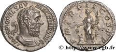Roman coins MACRINUS Type : Denier  Date : mars -juin  Date : 218  Mint name / Town : Rome  Metal : silver  Millesimal fineness : 500  ‰ Diameter : 18  mm Orientation dies : 11  h. Weight : 2,50  g. R