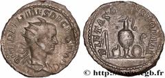 Roman coins HERENNIUS ETRUSCUS Type : Antoninien  Date : 250  Mint name / Town : Rome  Metal : billon  Millesimal fineness : 400  ‰ Diameter : 21,5  mm Orientation dies : 6  h. Weight : 3,92  g. Rarit