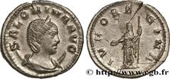 Roman coins SALONINA Type : Antoninien  Date : 257-258  Mint name / Town : Rome  Metal : billon  Millesimal fineness : 150  ‰ Diameter : 21,5  mm Orientation dies : 12  h. Weight : 4,53  g. Obverse le