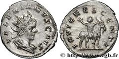 Roman coins VALERIAN II Type : Antoninien  Date : 257-258  Mint name / Town : Trèves  Metal : billon  Millesimal fineness : 250  ‰ Diameter : 22  mm Orientation dies : 12  h. Weight : 3,41  g. Obverse