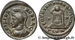 Roman coins CRISPUS Type : Centenionalis ou nummus  Date : 322-323  Mint name / Town : Londres  Metal : copper  Diameter : 20  mm Orientation dies : 7  h. Weight : 3,12  g. Obverse legend : CRISPVS - 