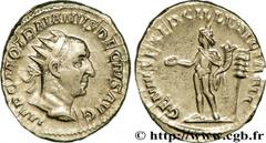 TRAJAN DECIUS Antoninien 250 Rome billon (22mm, 4,02g, 6h) Obverse : IMP C M Q TRAIANVS DECIVS AVG Buste radié et cuirassé de Trajan Dèce à droite, vu de trois quarts en arrière (B4) Reverse : GENIVS 