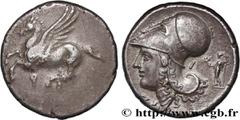 Greek Coins CORINTHIA - CORINTH Type : Statère  Date : c. 375-300 AC.  Mint name / Town : Corinthe, Corinthie  Metal : silver  Diameter : 22  mm Orientation dies : 1  h. Weight : 8,42  g. Rarity : R1 
