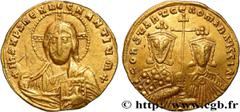Byzantine coins CONSTANTINE VII PORPHYROGENITUS Type : Solidus  Date : 945-959  Mint name / Town : Constantinople  Metal : gold  Diameter : 19  mm Orientation dies : 6  h. Weight : 4,42  g. Rarity : R