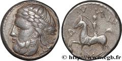 Celtic coins DANUBIAN CELTS - IMITATIONS OF THE TETRADRACHMS OF PHILIP II AND HIS SUCCESSORS Type : Tétradrachme “au rameau”  Date : (IIe-Ier siècles avant J.-C.)  Metal : silver  Diameter : 23,5  mm 