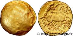Celtic coins DUROCASSIS (Area of Dreux) Type : Hémistatère d’or au décor bouleté  Date : c. 80-50 AC.  Mint name / Town : Dreux (28)  Metal : gold  Diameter : 15,5  mm Orientation dies : -  h. Weight 