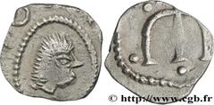 Merovingian Coinage POITOU - METALUS VICUS - Melle ? (Deux-Sevres) Type : Denier  Date : (VIIe-VIIIe siècles)  Date : s.m.  Mint name / Town : Melle (?)  Metal : silver  Diameter : 12  mm Orientation 