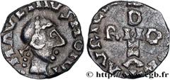 Merovingian Coinage AURELIANORUM CIVITAS - ORLÉANS (Loiret) Type : Denier, monétaire MAVRINVS  Date : c. 700-725  Date : s.m.  Mint name / Town : Orléans (45)  Metal : silver  Diameter : 10,5  mm Orie