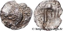 Merovingian Coinage TOURS (TURONUS CIVITAS) Type : Denier  Date : s.m.  Mint name / Town : Tours (37)  Metal : silver  Diameter : 17  mm Orientation dies : 1  h. Weight : 1,22  g. Rarity : R3  Obverse